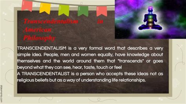 What did transcendentalism believe that all knowledge came from?