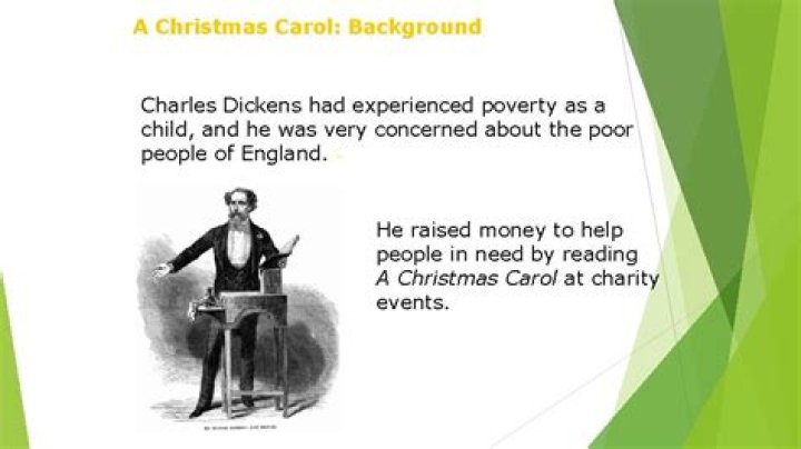 What does Dickens believe about poverty?
