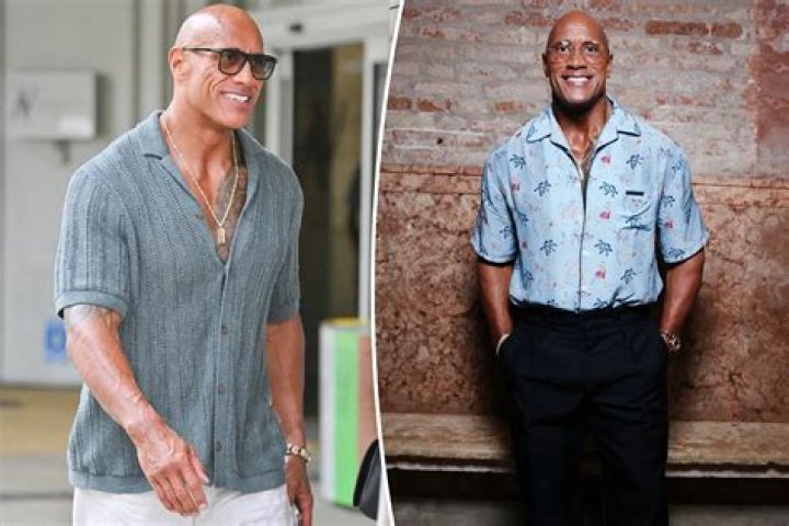 What does Dwayne Johnson listen to while working out?