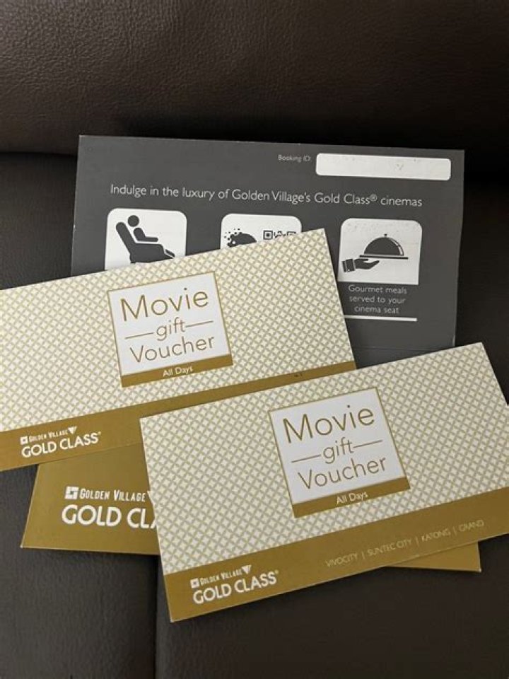 What does gold class ticket include?