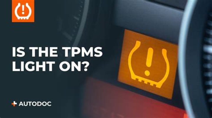 What does it mean when the TPMS light is blinking?