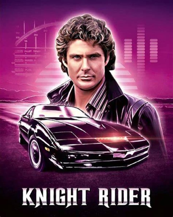 What does the narrator say at the start of Knight Rider?