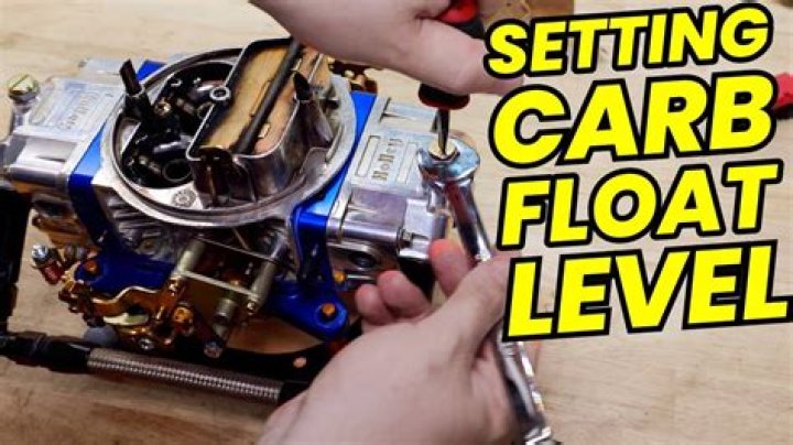 What happens when a float sticks in a carburetor?