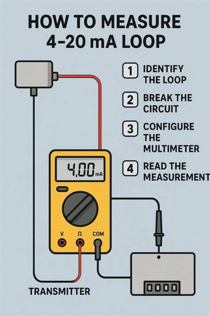 What is a 4 20 mA loop used for?