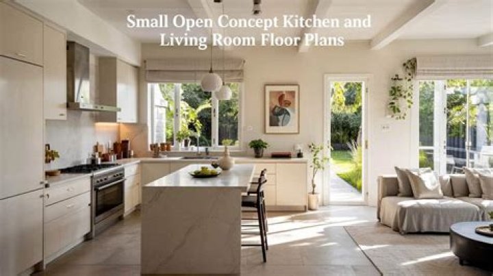 What is a an open concept floor plan?