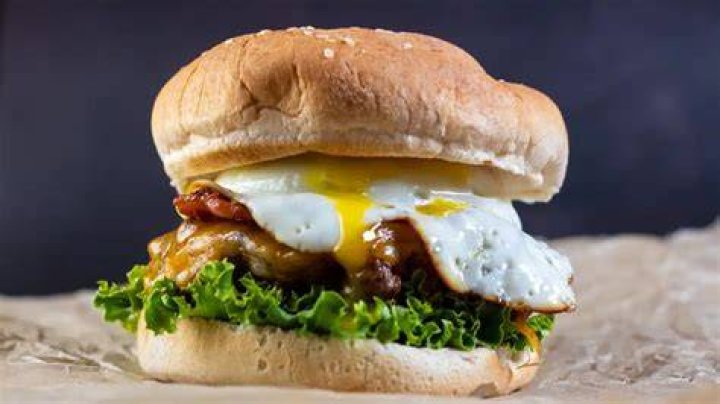 What is a burger with egg on top called?