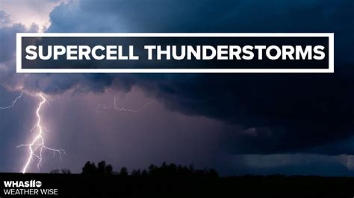 What is a left moving supercell?