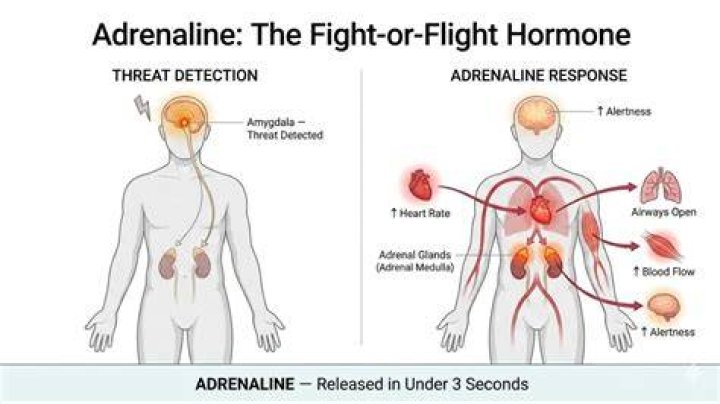 What is adrenaline in fight-or-flight?