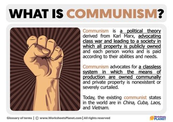 What is communism in simple words?