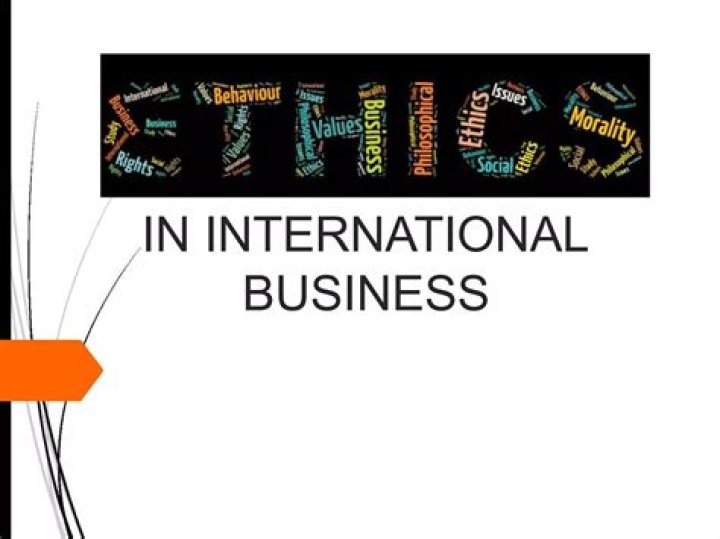 What is ethics in international business?