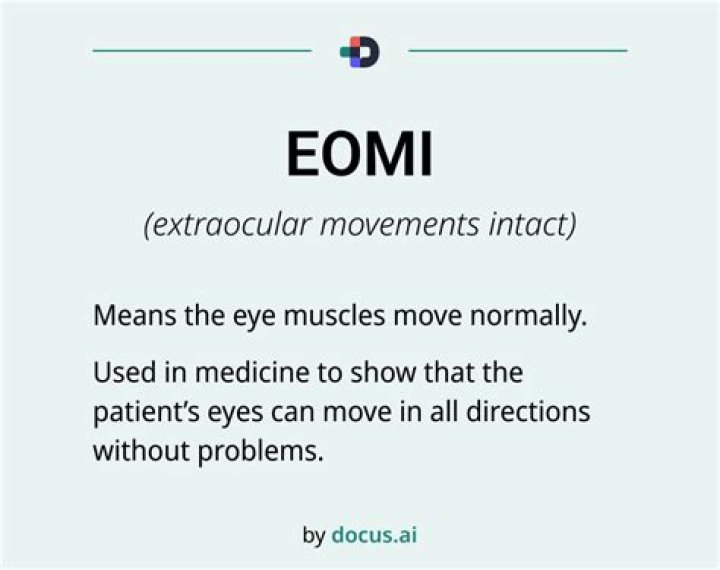 What is eyes EOMI?