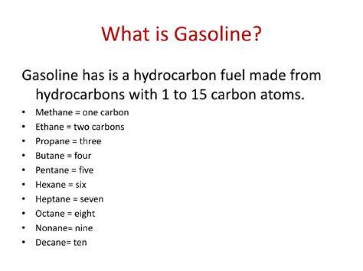 What is gasoline an example of?