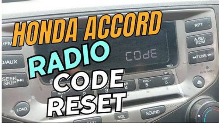 What is Honda radio reset code?
