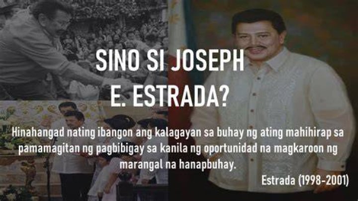 What is Joseph Estrada known for?