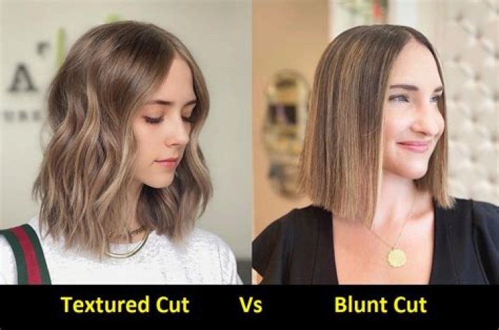 What is meant by blunt cut?