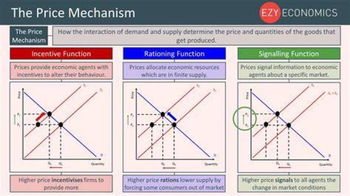 What is meant by price mechanism?