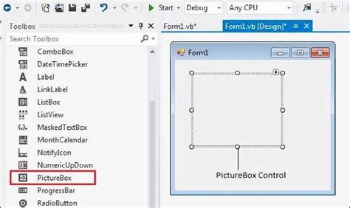 What is PictureBox and image controls in VB6?