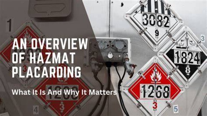 What is placarded Hazmat?