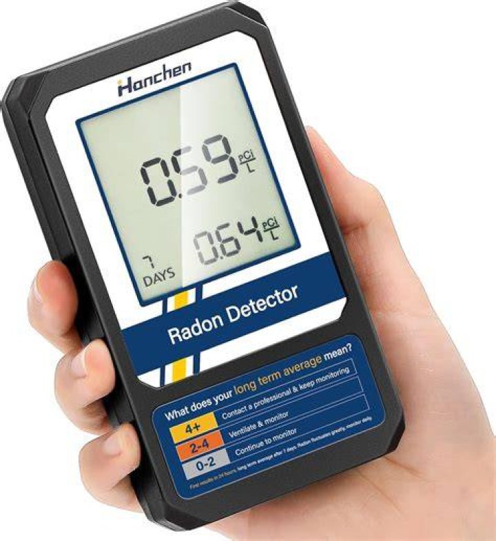 What is radon testing device?
