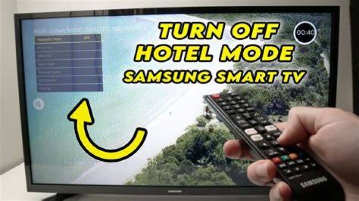What is Samsung hotel mode?
