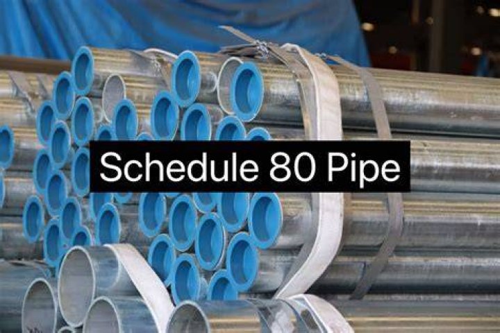 What is Schedule 80 galvanized pipe?