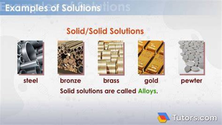 What is solid solution alloy?