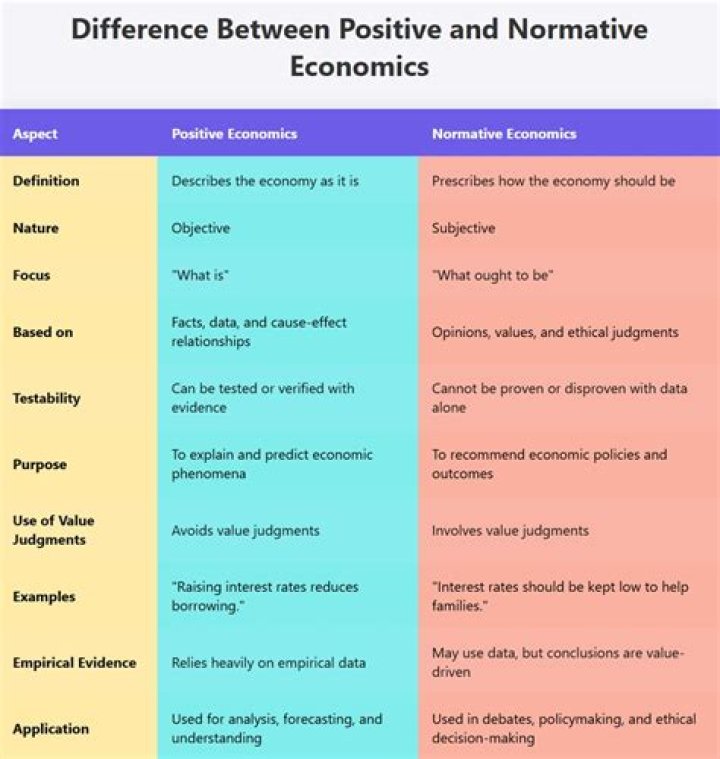What is the difference between a positive and a normative statement give 2 examples of each?