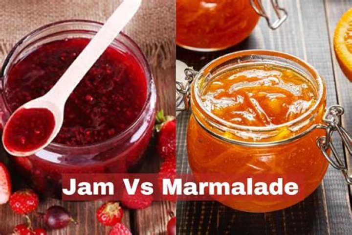 What is the difference between jelly jam and marmalade?