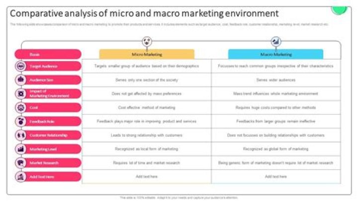 What is the difference of micro marketing and macro marketing?