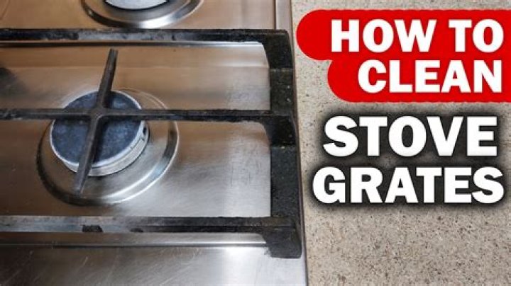 What is the easiest way to clean oven grates?