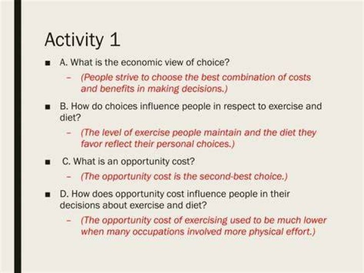 What is the economic view of choice quizlet?