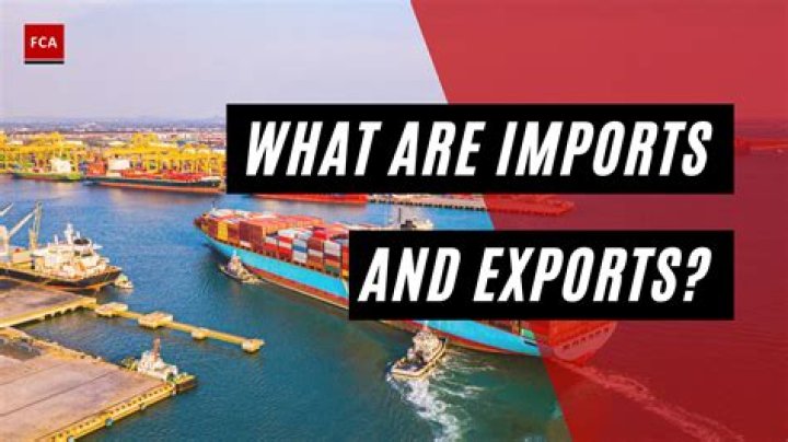 What is the importance of imports and exports?