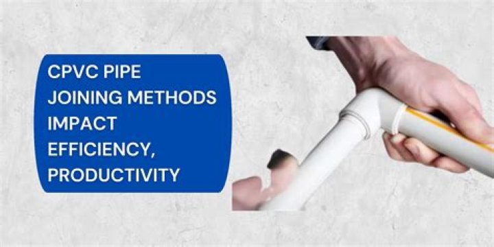 What is the joining method for PVC and CPVC piping?