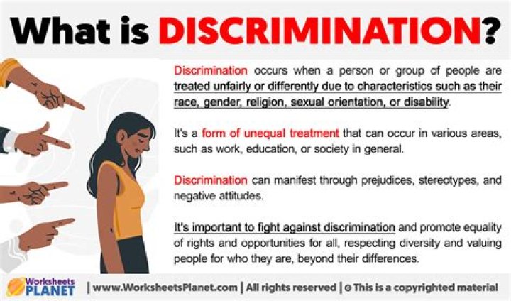 What is the meaning of social discrimination?