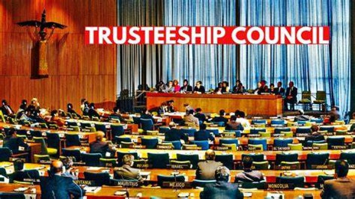 What is the meaning of Trusteeship Council?