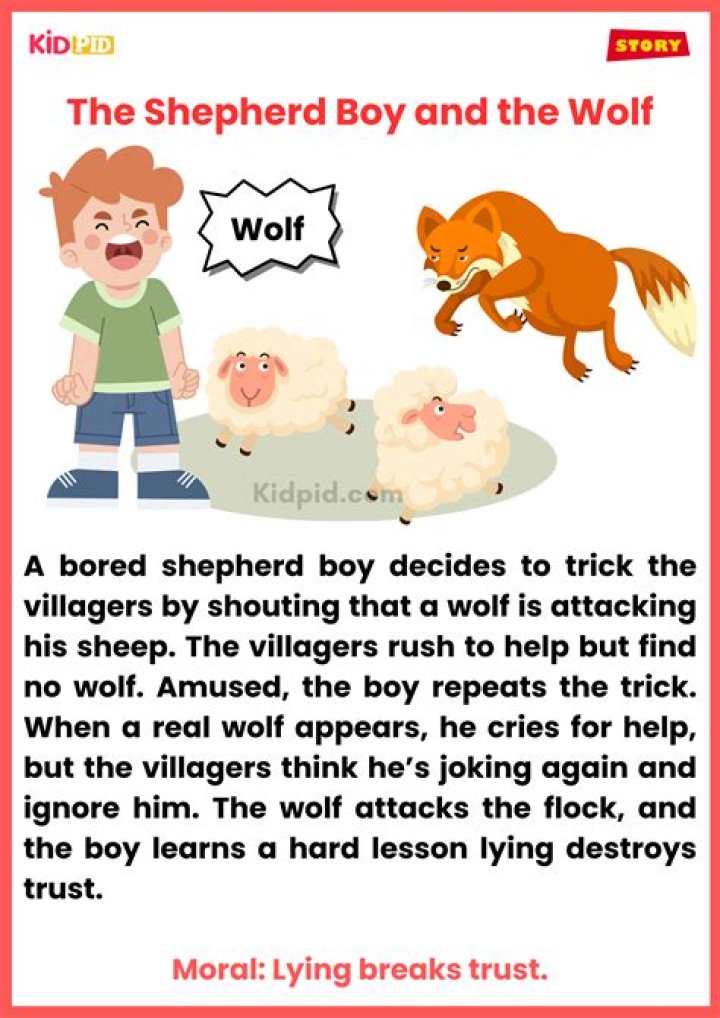What is the moral of Wolf-Alice?