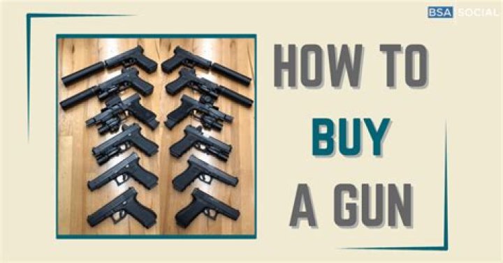 What is the process for buying a gun in the US?