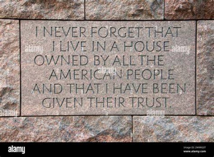 What is the quote on the FDR Memorial?