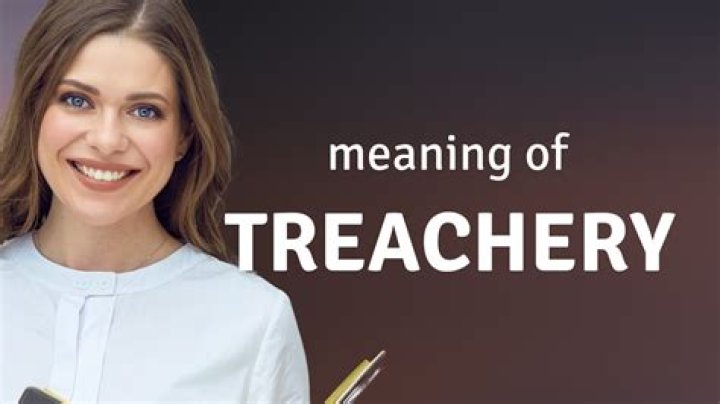 What is the sin of treachery?