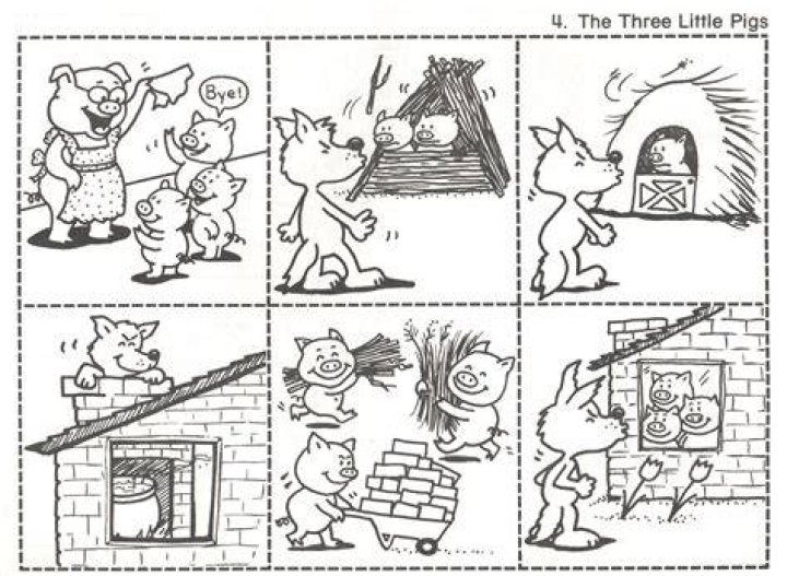 What is the story of the 3 Little pigs?