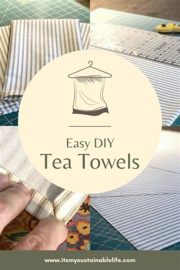What material do you use to make tea towels?