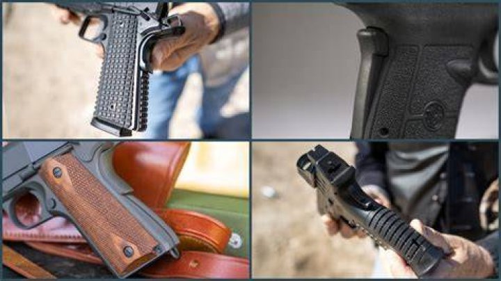 What pistols have grip safeties?