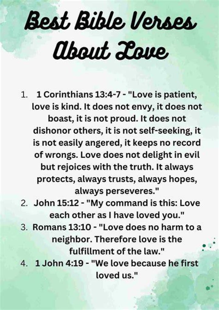 What Psalm in the Bible is about love?