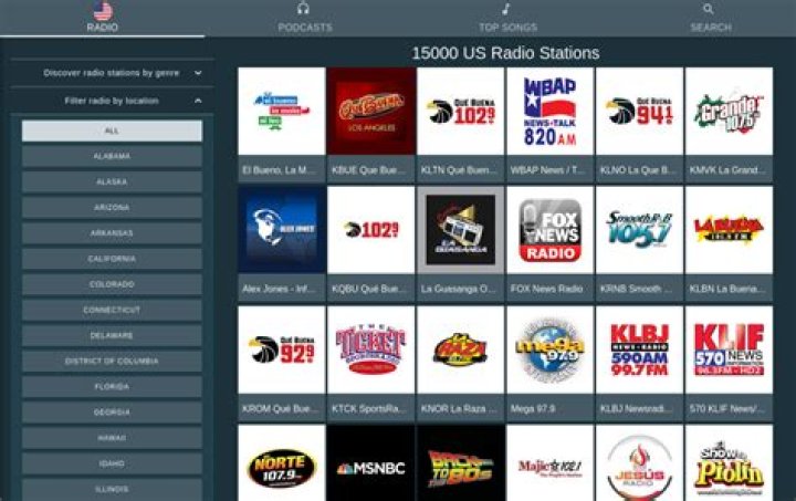 What radio stations play local artists?