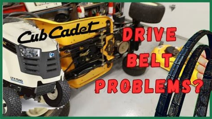 What size is the drive belt for a Cub Cadet 1050?