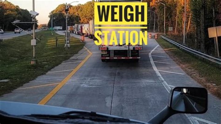 What trucks have to stop at weigh stations in NC?