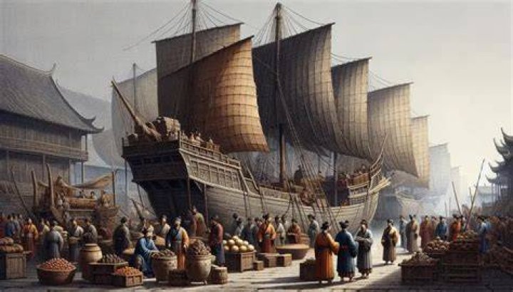 What type of goods did the ancient Chinese make?