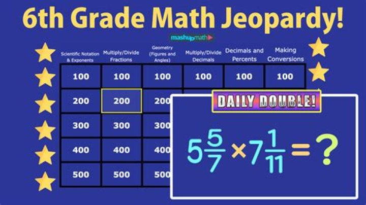 What type of math is taught in 6th grade?