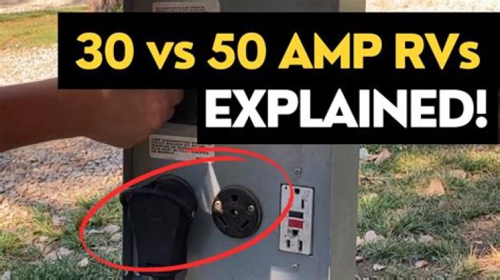 What voltage is 30 amp RV service?