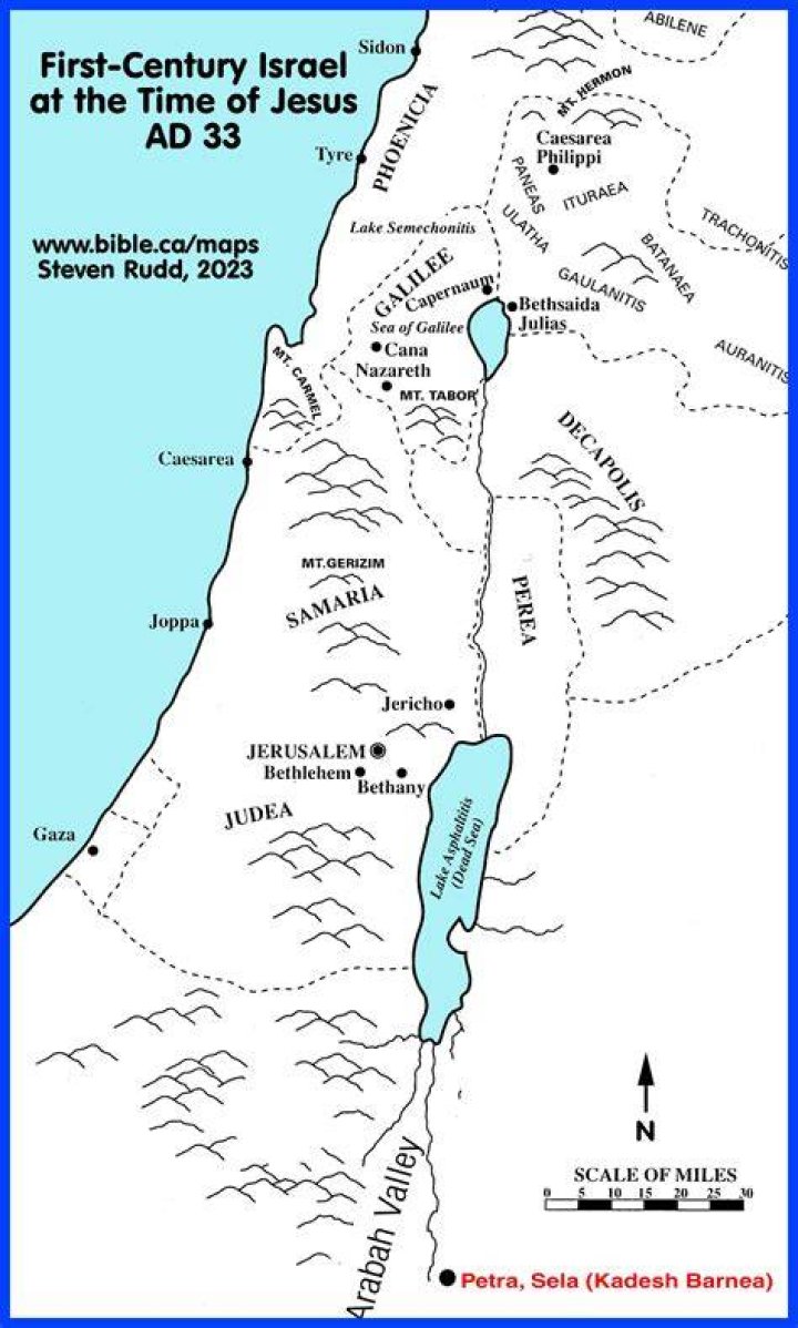 What was Palestine in biblical times?